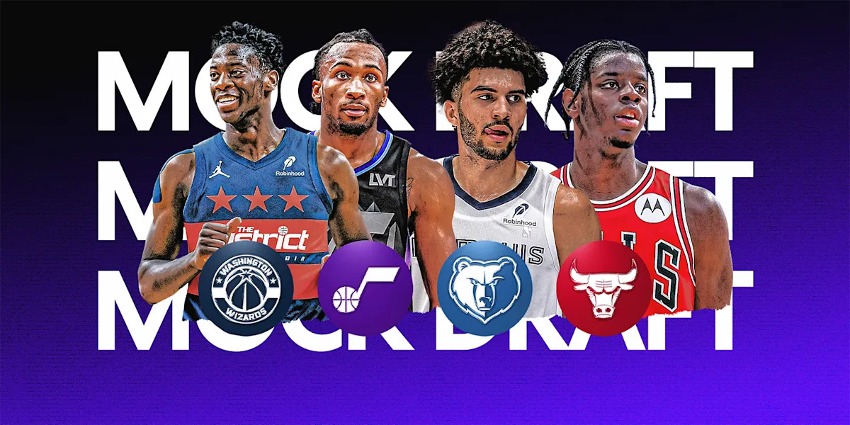 NBA Mock Draft 5.0  Wizards Triumphant outcome the lottery! Here's how every pick could play out making waves